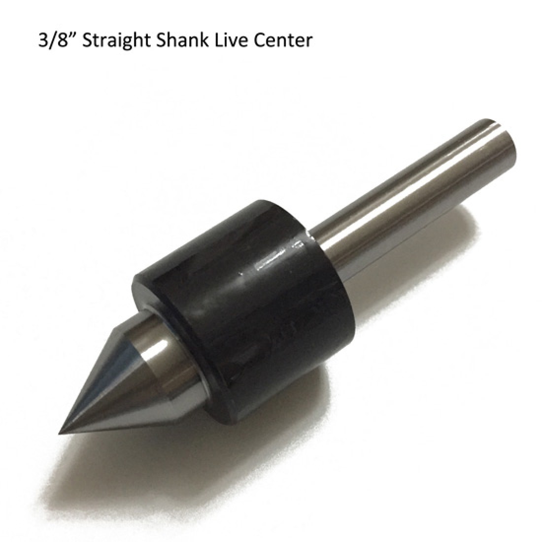 3/8" Straight Shank 60 Degree Live Center